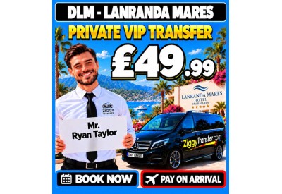Dalaman to Labranda Mares Hotel Marmaris (İçmeler)
